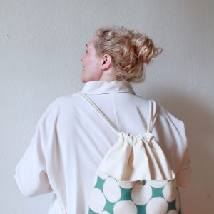 Sportbeutel – turquois circles