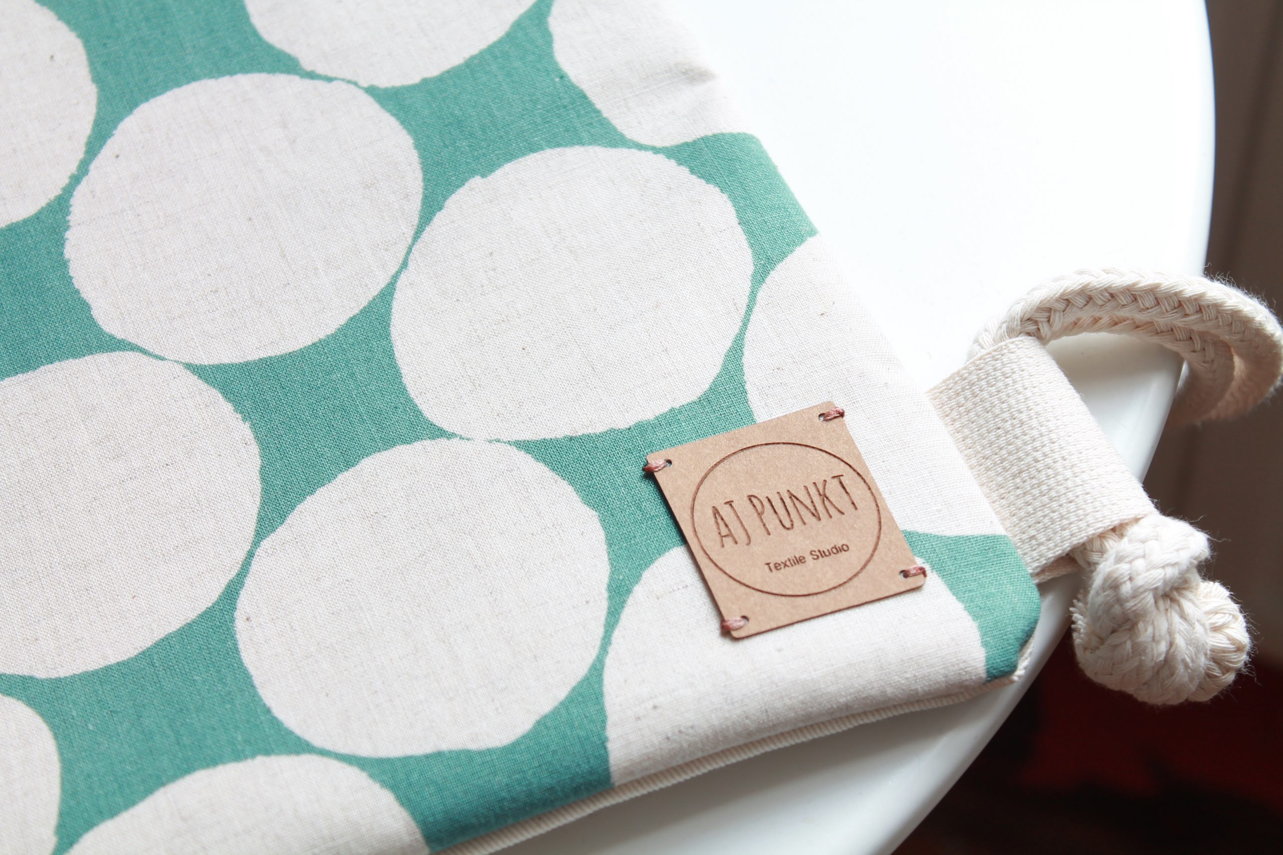 Sportbeutel – turquois circles